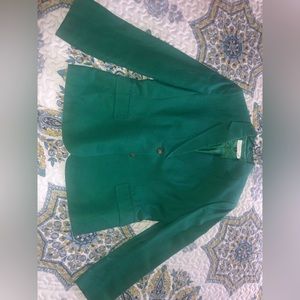 Like new green linen blazer